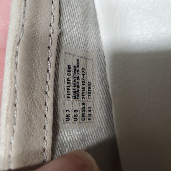 Fitflop cream houndstooth print superskate iob - Picture 8 of 8